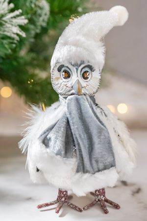 Ёлочная игрушка СОВА ПЭТТИ, текстиль, полиэстер, 24 см, Winter Deco