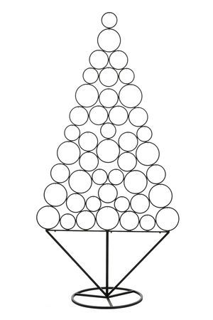 Подставка для украшений ЁЛКА ХЭЙЛИ, металл, чёрная, 180 см, Edelman