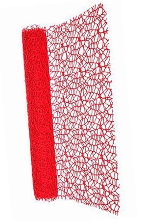 Ткань для декорирования ПАУТИНКА красная, 40х200 см, BILLIET