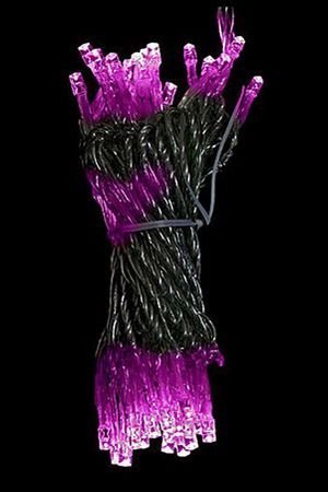 КЛИП ЛАЙТ - СВЕТОДИНАМИКА - на силиконовом проводе ПРЕМИУМ КЛАСС комплект 60 м с 600 LED лампами, цвет-розовый, 24V, светодинамика, уличный, BEAUTY LED