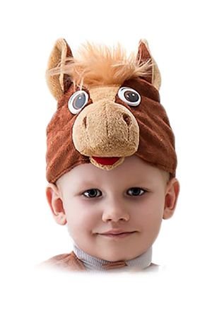 Карнавальный костюм-шапка Конь, Бока